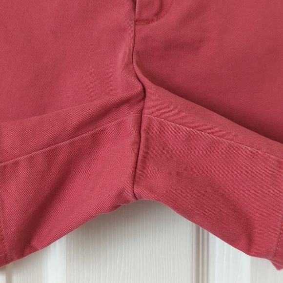 Ralph Lauren Sport Y2K Vintage Mid Rise Relaxed Fit Twill Shorts Faded Red 4 - Picture 6 of 10